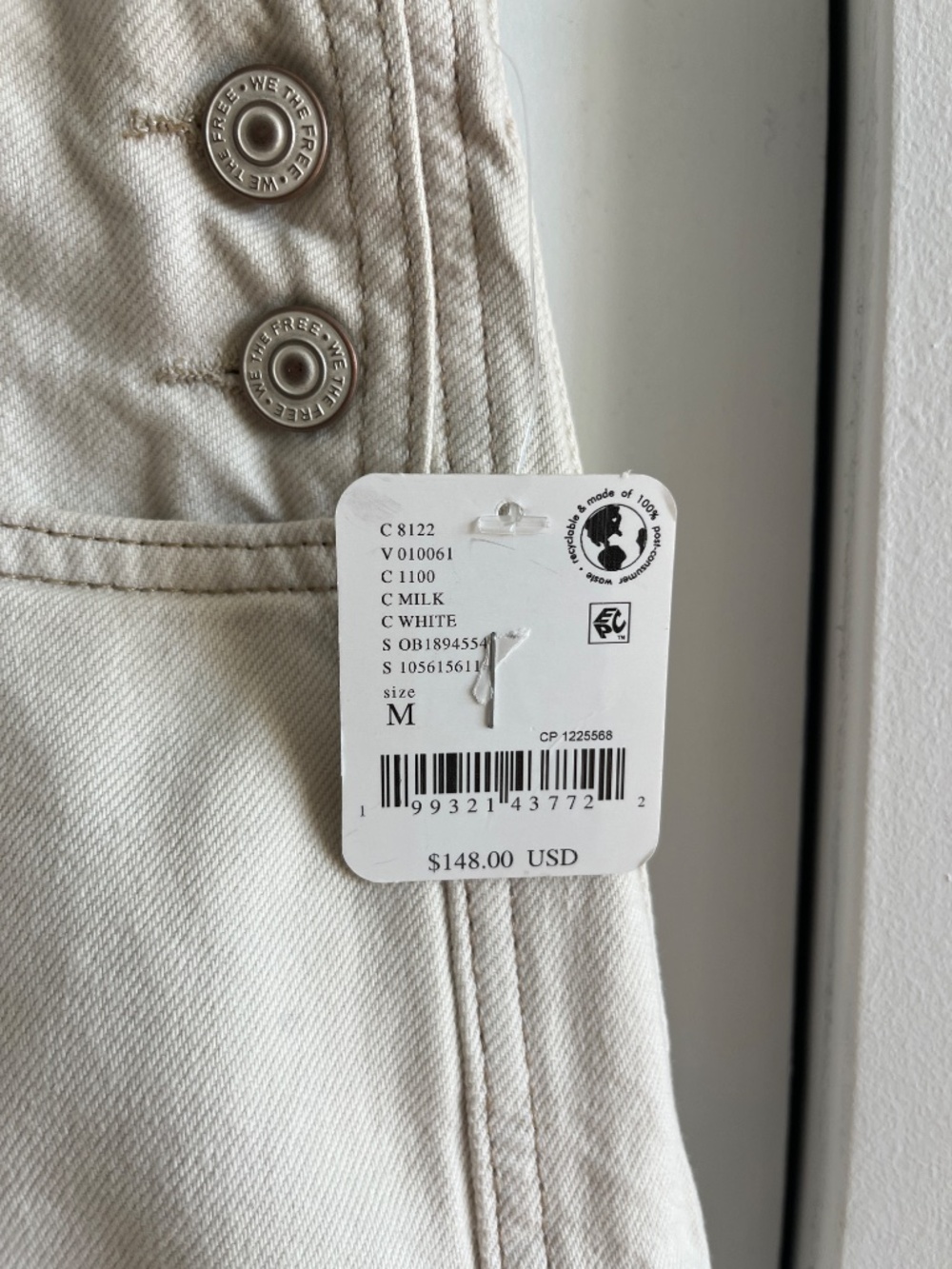 Free People We The Free Good Luck Overalls - Picture 2 of 8